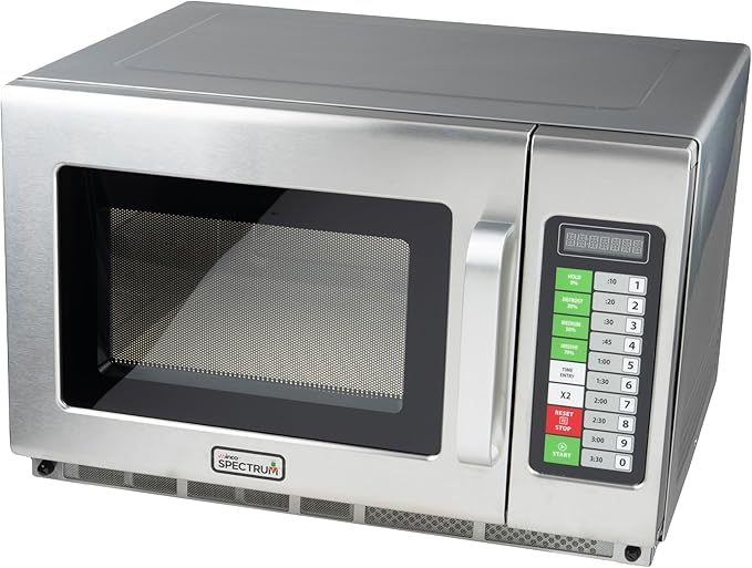 Winco Commercial-Grade Microwave with Touch Controls, 1,800 W, 1.2 Cubic Feet