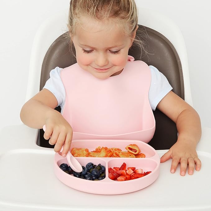PrimaStella Silicone Chew Spoon Set for Babies and Toddlers | Safety Tested | BPA Free | Microwave, Dishwasher and Freezer Safe