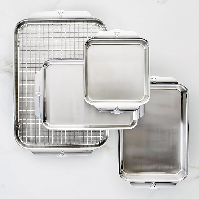 Hestan Provisions OvenBond – 5-Piece Tri-ply Baking Sheet Set