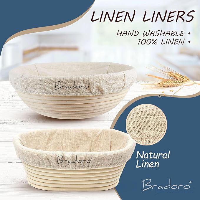 Sourdough Starter Kit, Sourdough Bread Baking Supplies, Sour Dough Starter Kits, Sour Dough Tools, Bread Making Tools, Starter Kits for Beginners, Banneton Proofing Basket, Gift for Mom Baker