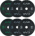 CAP Barbell 2-Inch Olympic Bumper Plate Weight Set with 6 Post Rack | 100-370 lbs | Multiple Options