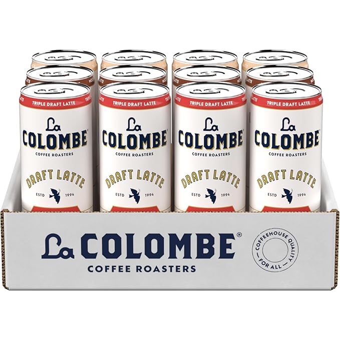 La Colombe draft Latte Variety Pack, 11 fl oz cans (Pack of 12), Includes Triple, Vanilla & Mocha Latte, Coffeehouse Quality, Ready-to-Drink, On-the-Go