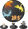 19.5" Round Fire Pit Mat for Solo Stove Mesa/Tabletop Under Fire Pit Mat Fireproof Waterproof and Oil-Proof, 4 Layers Under Grill Mat Fireproof Mat Portable Camping Stove Mat for Solo Stove Accessorie