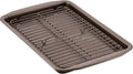 Circulon Nonstick Bakeware Set with Nonstick Cookie Sheet / Baking Sheet and Cooling Rack - 2 Piece, Chocolate Brown