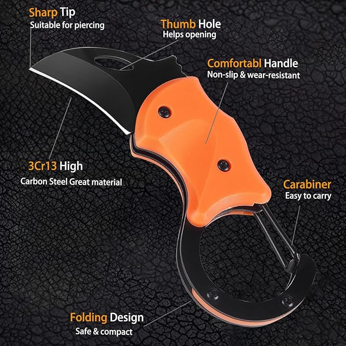 2 Pack Small Pocket Knife Fathers Mothers Dad Mom Day Gifts for Men Women from Daughter Wife Husband Son, EDC Knives Anniversary Birthday & Christmas Gifts for Him Her, Cool Gadgets Stocking Stuffers