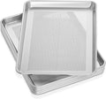 GRIDMANN 13" x 18" Commercial Grade Perforated Aluminum Baking Sheet Pan, Half Size Baking Tray - 6 Pans