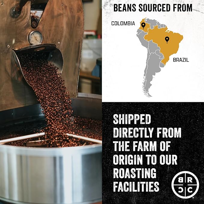 Black Rifle Coffee Company Freedom Fuel, 12oz Bag, Ground Coffee Dark Roast - Roasted Blend Made from Arabica Beans - Colombian & Brazilian Beans - Veteran Founded & American Made