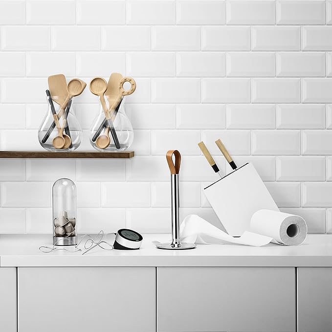 EVA SOLO | Angled Aluminum Knife Stand | Holds up to 20 knives (Sold Separatly) | Easy to Clean | Danish Design, Functionality & Quality | Silver