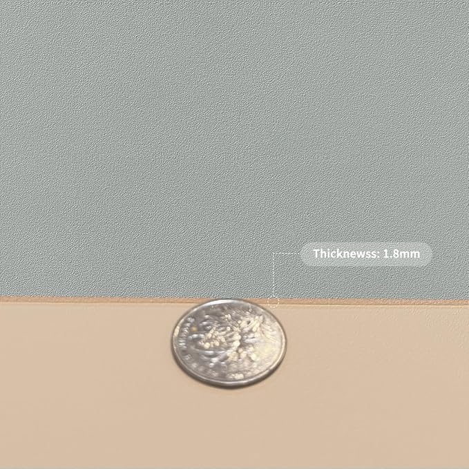 Dining Table Cover Protector for Dining Room Table - Can Be Used On Both Sides Waterproof and Easy to Clean Good Flatness Used for Dining Table(Light Brown+Gray 44x78)