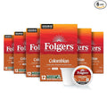 Folgers Colombian Medium Roast Coffee, 12 Keurig K-Cup Pods (Pack of 6)