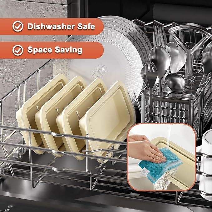 Premium Non-Stick Silicone Bread Loaf Pan with Heavy-Duty Steel Frame,Silicone Baking Mold – Perfect for Pound Cakes, Breads (9"x4"x2.5", Beige, 1 Piece)