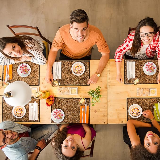 4 Inch Cake Pan Set of 8, Anodized Aluminum Round Cake Pans with 100 Pcs Parchment Paper Tins Baking Pan for Cheese Cake, Pizza, Quiche, Non Toxic, Leakproof, Easy Pop Out