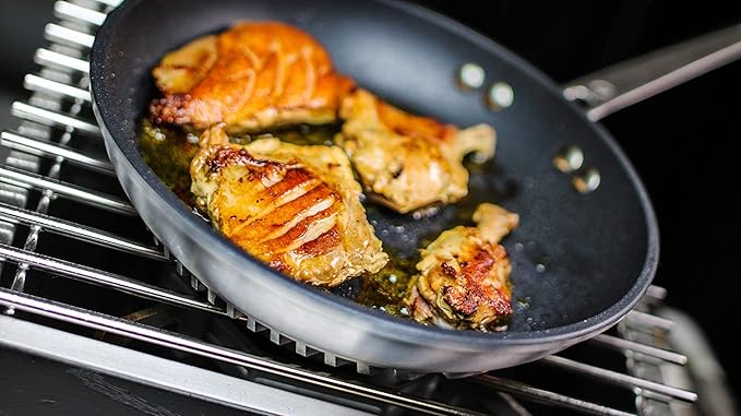 FlamePro™ Rapid Heating 12-Inch Professional Nonstick Aluminum Fry Pan/Skillet by Turbo Pot®, Time-and-Energy Saving Cookware for Gas Stove