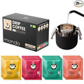 Mondo Drip Coffee Mix (20 Pack) USDA Organic - Variety Pack, Single Serve, Pour Over Pouch Bags, Pre-Filled 100% Arabica, Medium Roast