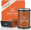 EdgeForge™ Rolling Knife Sharpener Kit - Beech Wood Magnetic Rolling Sharpener for Knives with 15 & 20 Degree Angles - Elegant Gift for Chefs & Cooks - Knife Sharpening Kit for Kitchen & Pocket Knives