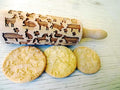 FARM kid embossing rolling pin Birthday gift for kid Laser engraved dough roller with chicken horse cow rabbit pig goat duck cat sheep