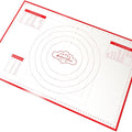 Silicone Pastry Mat Small 15 x 10 in Nonstick Dough Rolling Mat with Measurements Inch and cm Circles Conversion Charts BPA Free Heat Resistant to 450 F Dishwasher Safe