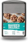 Baker's Secret Nonstick Cookie Sheet 15in baking area, Baking Tray for Oven Premium Food-Grade Coating, Non-stick Cookie Sheets, Baking Accessories - The Classic Collection (1x Medium 15" x 11")