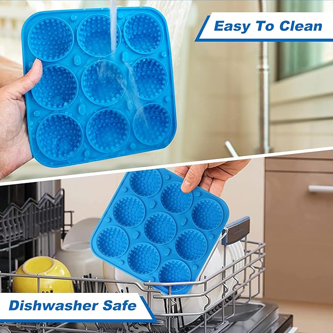 Sidosir 2025New Golf Ball Chocolate Silicone Molds with Lid for Cake Decorations,9-Cavity 3D Golf Ball for Ice, candy, Hot Chocolate Bomb