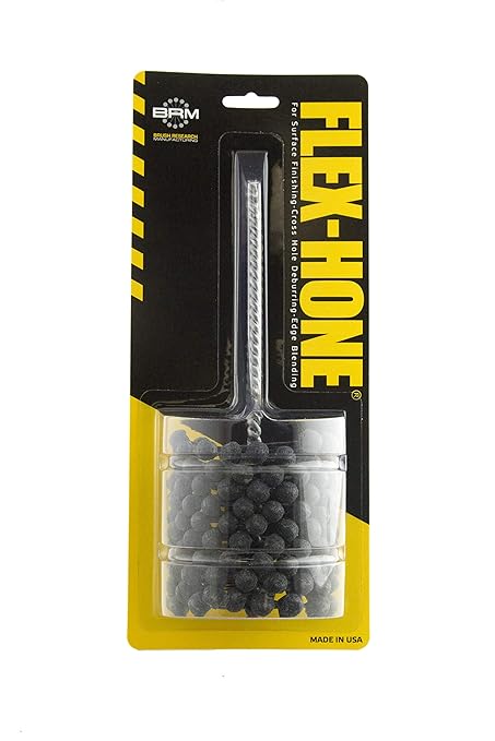 Brush Research BC27818 FLEX-HONE®, 2-7/8" (73mm) Diameter, 180 Grit, Silicon Carbide, For Mild Steel, Stainless Steel, Cast Iron and Softer Ferrous Materials