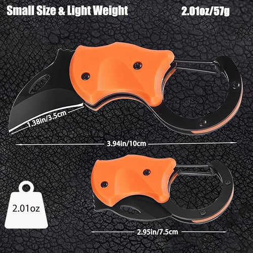 2 Pack Small Pocket Knife Fathers Mothers Dad Mom Day Gifts for Men Women from Daughter Wife Husband Son, EDC Knives Anniversary Birthday & Christmas Gifts for Him Her, Cool Gadgets Stocking Stuffers