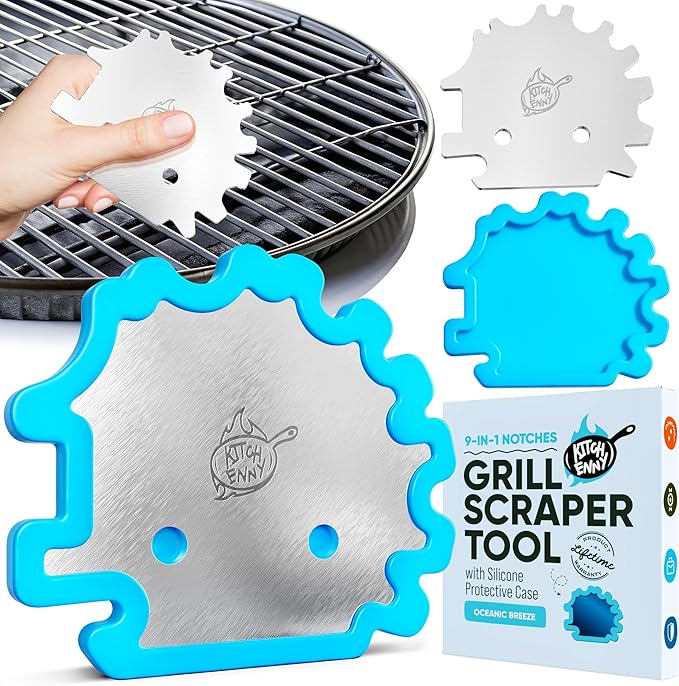 Bristle-Free Grill Scraper Gadget for Dads Who Like Grilling and Have Everything