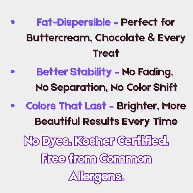 Bakerpan Blue Oil-Based Natural Food Coloring Powder for Baking - 30 g - Plant-Based, Dye-Free Coloring for Buttercream Frosting, Chocolate, Candy Color, Icing, Cakes