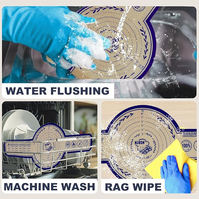 Silicone Bread Sling for Dutch Oven, 2 Pack (6" Oval) – Non-Stick & 500°F Heat Resistant Sourdough Mat, Easy to Clean, Reusable Food-Grade Sourdough Sling – Fits 3 qt and up Dutch Ovens