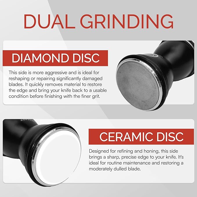 Tremenda Diamond Rolling Knife Sharpener Set – Manual Sharpening Tool with 4-Angle System – Portable Sharpener for Kitchen, Chef, and Pocket Knives
