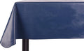 Yourtablecloth Heavy Duty Vinyl Rectangle or Square Tablecloth – 6 Gauge Heavy Duty Tablecloth – Flannel Backed – Wipeable Tablecloth 52 x 70 Navy