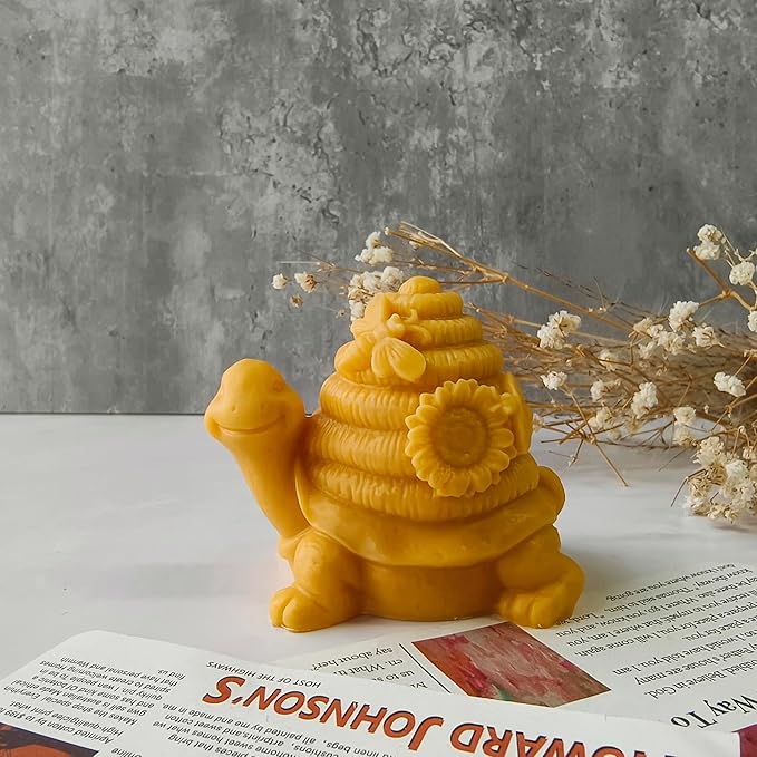Honeycomb Turtle Flower Animal Resin Mold - Jewelry Casting Mold, Craft Supplies, 3D Silicone Mold for Resin Casting and Candle Making