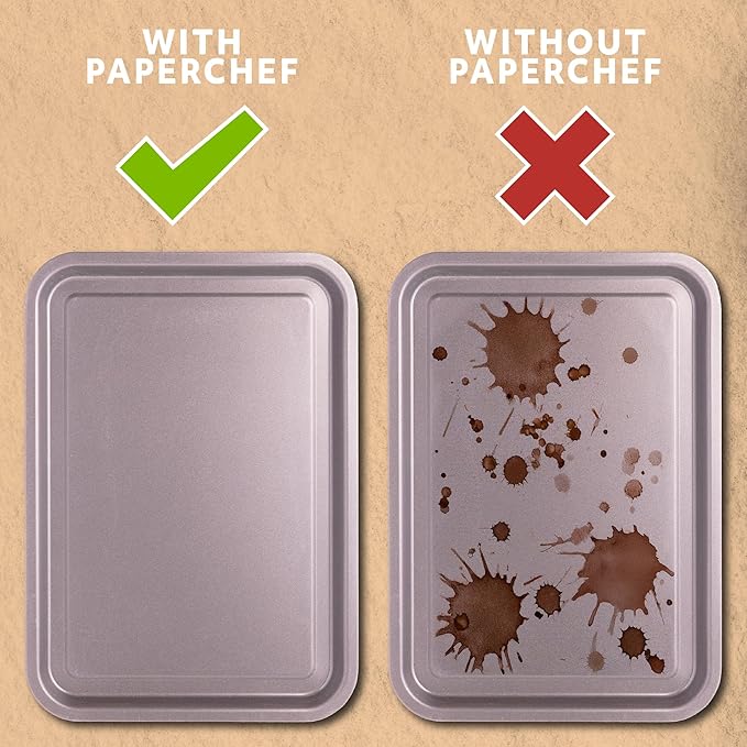 PaperChef Variety Pack - XL, Large & Mini Baking Cups - Easy Release, Non-Stick Paper - 3 Pack
