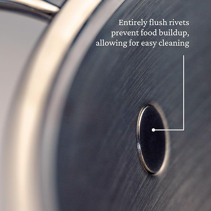 Hestan - ProBond Collection - Professional Clad Stainless Steel Stock Pot, Induction Cooktop Compatible, 8 Quart