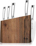 Cangshan TN1 Series 1024838 Swedish 14C28N Steel Forged 6-Piece Knife Block Set, Walnut