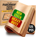 125 Pcs 9x13 Inch Parchment Paper Sheets by Baker's Signature | Parchment Baking Paper, Unbleached Parchment Paper - Perfect for Baking, Precut Non-Stick Sheets, Eco-Friendly, Will Not Curl or Burn