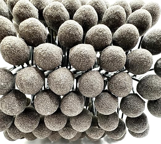 TwistFlex Cylinder Hone | 3-1/2" 240AO for Brake Cylinders, Valve Guides, Hydraulics, 3.5" Diameter for Hole Diameters 3.26"- 3.51" | Aluminum Oxide 240 Grit | 0.315" Shank | 13.5" Length